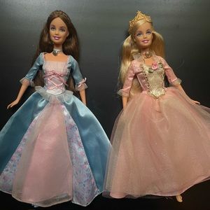 Princess and the pauper Erika and Annalise Barbies 🌸🦋